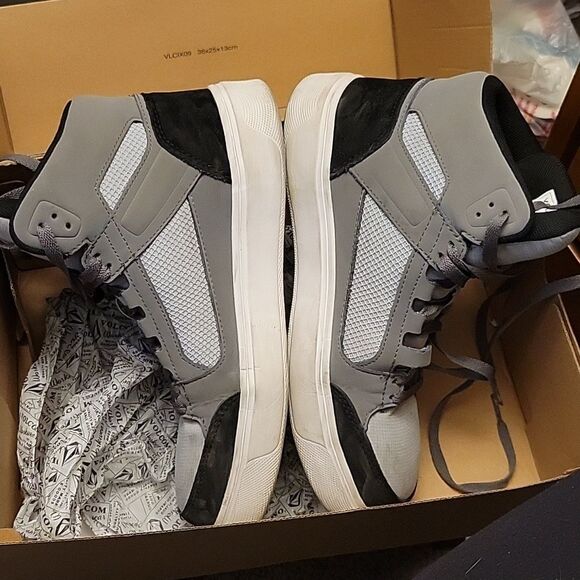 VOLCOM Evolve SKATE INSPIRED WORK SAFETY COMP TOE SLIP RESIST SNEAKERS 8.5 8 1/2 - Picture 8 of 14